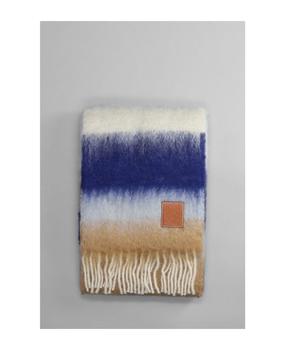罗意威围巾图片, Loewe | Scarve In Blue Wool商品图片 