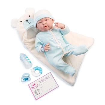 商品JC TOYS | La Newborn Nursery 15.5" Baby Doll Bunting Bear Gift Set, 9 Pieces,商家Macy's,价格¥287图片