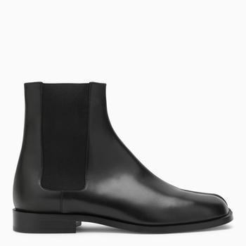 推荐Black leather Tabi boots商品