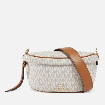 推荐MICHAEL Michael Kors Women's Slater XS Sling Bag - Vanilla/Acorn商品