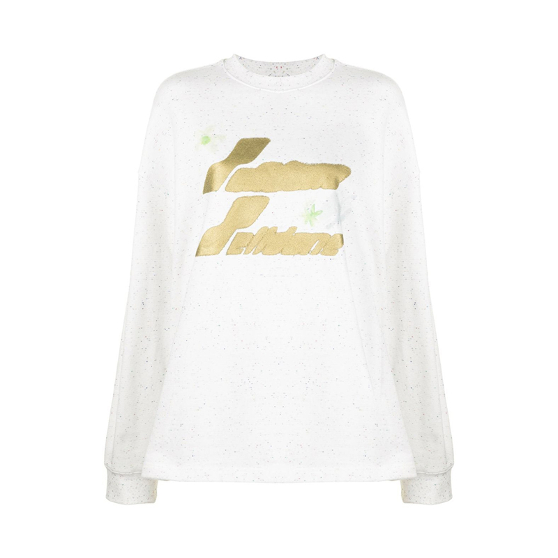 we11done卫衣好不好, We11done | We11done 女士白色Logo套头卫衣 WD-TT0-21-727-U-WH 【韩国产地商品，大陆地区收货约30-40天】商品图片 独家减免邮费