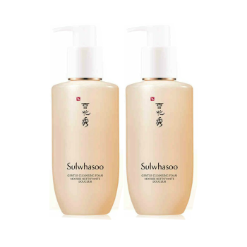 Sulwhasoo | 【2件包邮装】Sulwhasoo雪花秀 顺行柔和泡沫洗面奶 200ML*2商品图片,9.6折×额外8折, 包邮包税, 额外八折