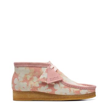 clarks originals, Clarks | Clarks Originals Womens Wallabee Boot Pink Floral商品图片 
