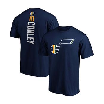 迈克达威代购, Fanatics | Men's Mike Conley Navy Utah Jazz Team Playmaker Name and Number T-shirt商品图片 7.4折