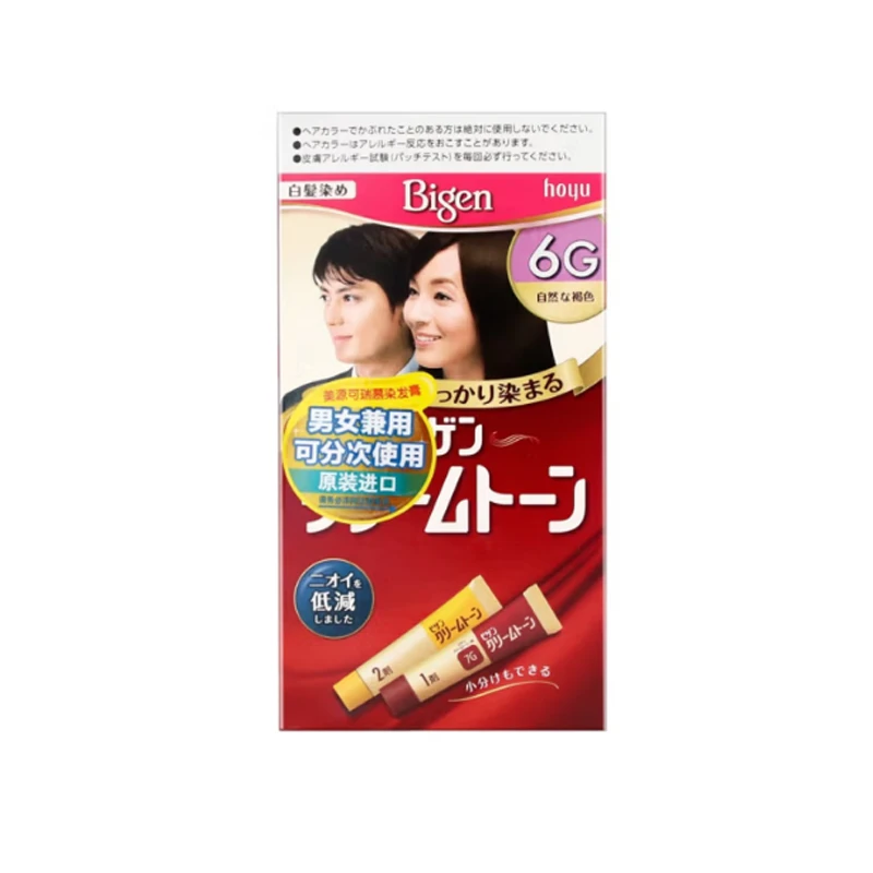 推荐日本Bigen美源可瑞慕染发剂6G自然褐色商品
