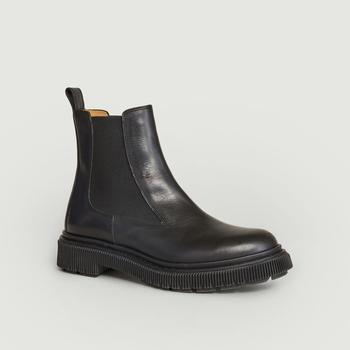 推荐Leather Chelsea Boots type 146 Adieu X L'Exception Noir L'Exception Paris商品