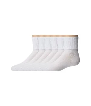 Jefferies Socks | Turncuff 6 Pair Pack (Infant/Toddler/Little Kid/Big Kid/Adult),商家Zappos,价格¥188
