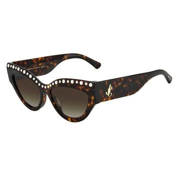 Jimmy Choo | Jimmy Choo Women's Sunglasses - Havana Acetate Cat Eye Full Rim | SONJA/G/S 0086 HA 2.1折×额外9折x额外9.5折, 独家减免邮费, 额外九折, 额外九五折