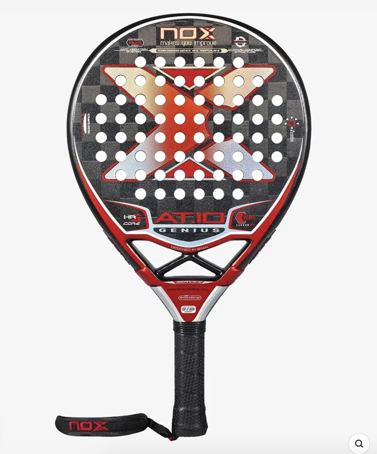 商品Nox | Nox AT10 Luxury Genius 18K. The Racket Of AGUSTÍN TAPIA,商家PadelUSA,价格¥2174图片