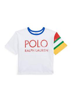 Ralph Lauren | Girls 7-16 Logo Cropped Cotton Jersey T-Shirt商品图片,5折