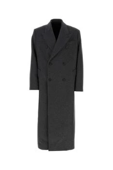 Prada | Prada Double-Breasted Long Coat 7.6折