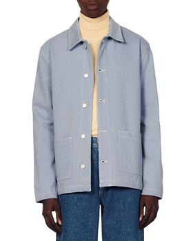 sandro外套是什么牌子, Sandro | Worker Cotton Canvas Jacket商品图片 4.8折, 独家减免邮费
