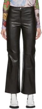 推荐Black Faux-Leather Biker Trousers商品