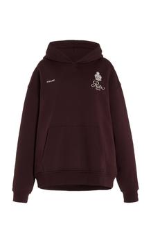 推荐FRAME - Women's x Ritz Paris Cotton Hoodie - Burgundy - XS - Moda Operandi商品