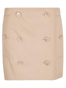 Burberry | Burberry Multi-buttoned Short Skirt商品图片,9折