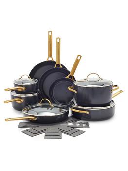 商品Greenpan | Padova Reserve 16-Piece Cookware Set,商家Saks Fifth Avenue,价格¥3776图片