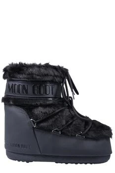 推荐Moon Boot Icon Low Faux-Fur Lace-Up Boots商品