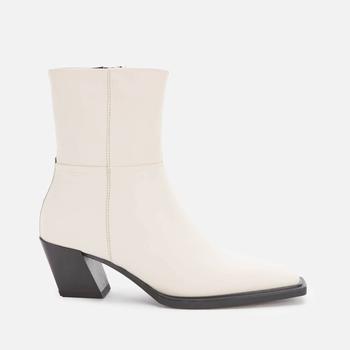 推荐Vagabond Women's Alina Leather Heeled Boots - Off White商品