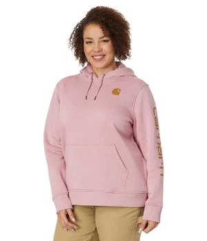 Carhartt | Plus Size Clarksburg Sleeve Logo Hooded Sweatshirt 