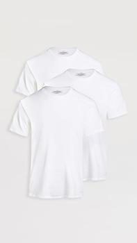 Calvin Klein | 棉经典圆领 T 恤 3 件装商品图片,