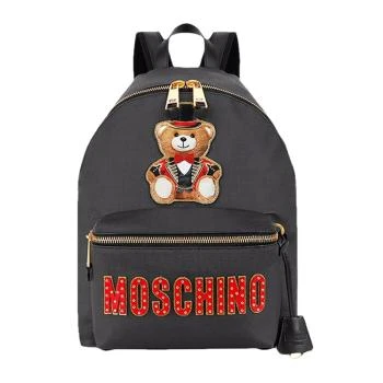推荐Moschino 莫斯奇诺 女士黑色小熊图案双肩包 7A7632-8210-1555-191商品