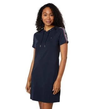 Tommy Hilfiger | Long Sleeve French Terry Lurex Hoodie Dress 