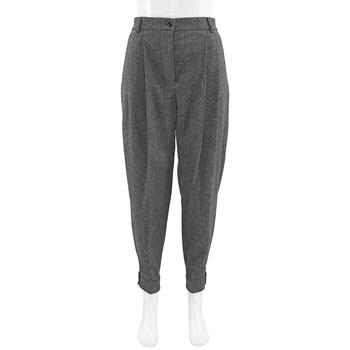 巴宝莉皮带, Burberry | Wool Cashmere Tweed Tailored Trousers With Belt Detail商品图片 7折