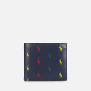 Ralph Lauren | Polo Ralph Lauren Men's All Over Print Bifold Wallet - Navy/Multi商品图片,额外6.8折, 额外六八折