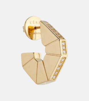 推荐Carey 18kt gold single earring with diamonds商品