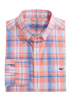 美国Vineyard Vines, Vineyard Vines | Long Sleeve Classic Plaid Nylon Shirt商品图片 6折