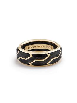 商品David Yurman | 18K Yellow Gold Band Ring,商家Saks Fifth Avenue,价格¥18961图片