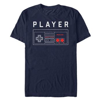 Nintendo | Nintendo Men's Classic NES Player One Controller Short Sleeve T-Shirt商品图片,独家减免邮费