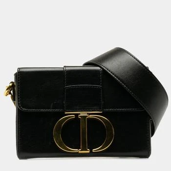 Dior | Dior Black Leather Montaigne Box 30 Shoulder Bag 