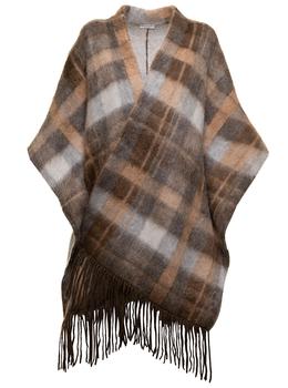 brunello cucinelli jacket, Brunello Cucinelli | CHECK CAPE商品图片 6.4折