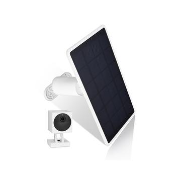 商品Solar Panel Compatible with Wyze Cam Outdoor - Plug in and Power Your Security Camera with Efficient Solar Power (1 Pack, White) (Wyze Cam Outdoor NOT Included)图片