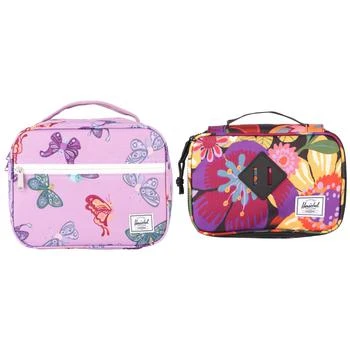 Herschel Supply | Magical butterflies lilac lunchbox and colorful fall blooms purple pencil case set,商家BAMBINIFASHION,价格¥837