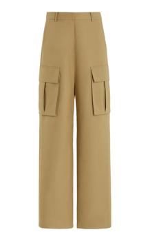 推荐The Frankie Shop - Women's Gia Cotton Cargo Pants - Brown - Moda Operandi商品