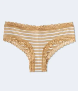 Aeropostale | Aeropostale Women's Striped Lace-Trim Cheeky 4.1折起