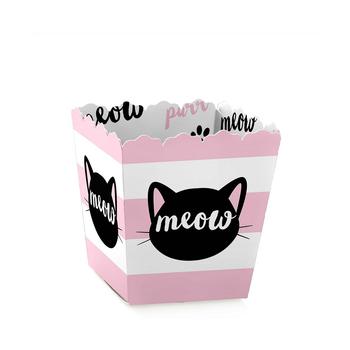 商品Big Dot of Happiness | Purr-fect Kitty Cat - Party Mini Favor Boxes - Kitten Meow Baby Shower or Birthday Party Treat Candy Boxes - Set of 12,商家Macy's,价格¥102图片