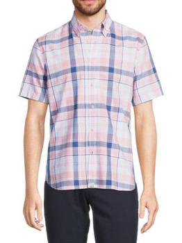 Brooks Brothers | ​Regent Fit Short Sleeve Plaid Oxford Shirt商品图片,3.5折