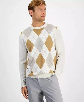 Club Room | Men's Argyle Merino Sweater, Created for Macy's,商家Macy's,价格¥225