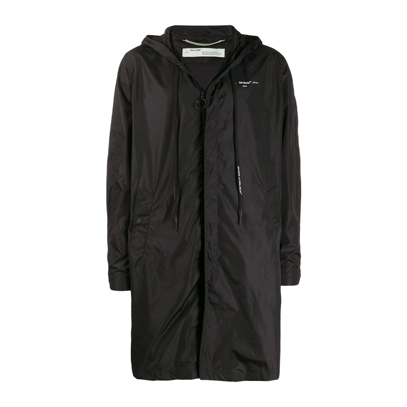 商品Off-White | OFF WHITE 黑色男士风衣 OMEA171E19E06003-1091,商家Beyond Chinalux,价格¥4862图片