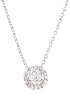 推荐Adornia Swarovski Crystal Halo Necklace silver商品
