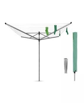 Brabantia | Rotary Lift-O-Matic Clothesline - 197', 60 Meter with Metal Ground Spike and Protective Cover Set,商家Macy's,价格¥1369