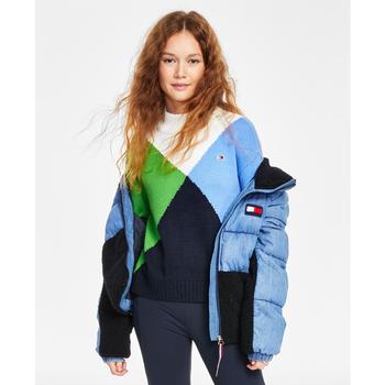 商品Tommy Hilfiger | Women's Denim & Sherpa Puffer Jacket,商家Macy's,价格¥682图片