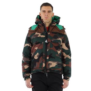 Moncler | Men's Green Cavet Convertible Camo Print Jacket商品图片,4.6折