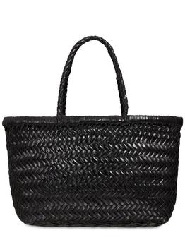 product Mini Flat Gora Leather Basket Bag image