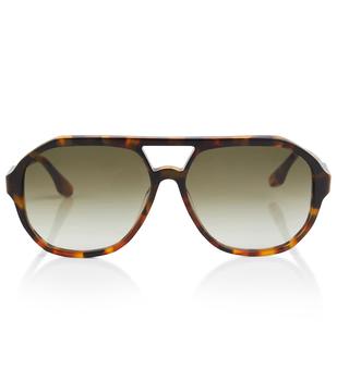 推荐Flat-brow tortoiseshell sunglasses商品