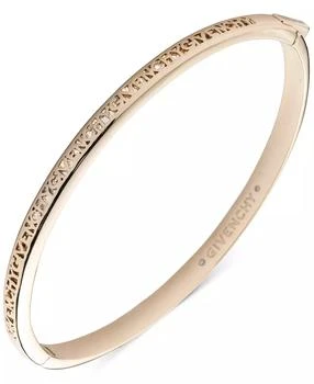 Givenchy | Gold-Tone Openwork Logo Bangle Bracelet,商家Macy's,价格¥308