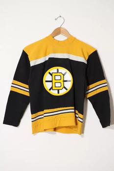 推荐Vintage Rawlings 70s Boston Bruins Hockey Jersey Made in USA商品